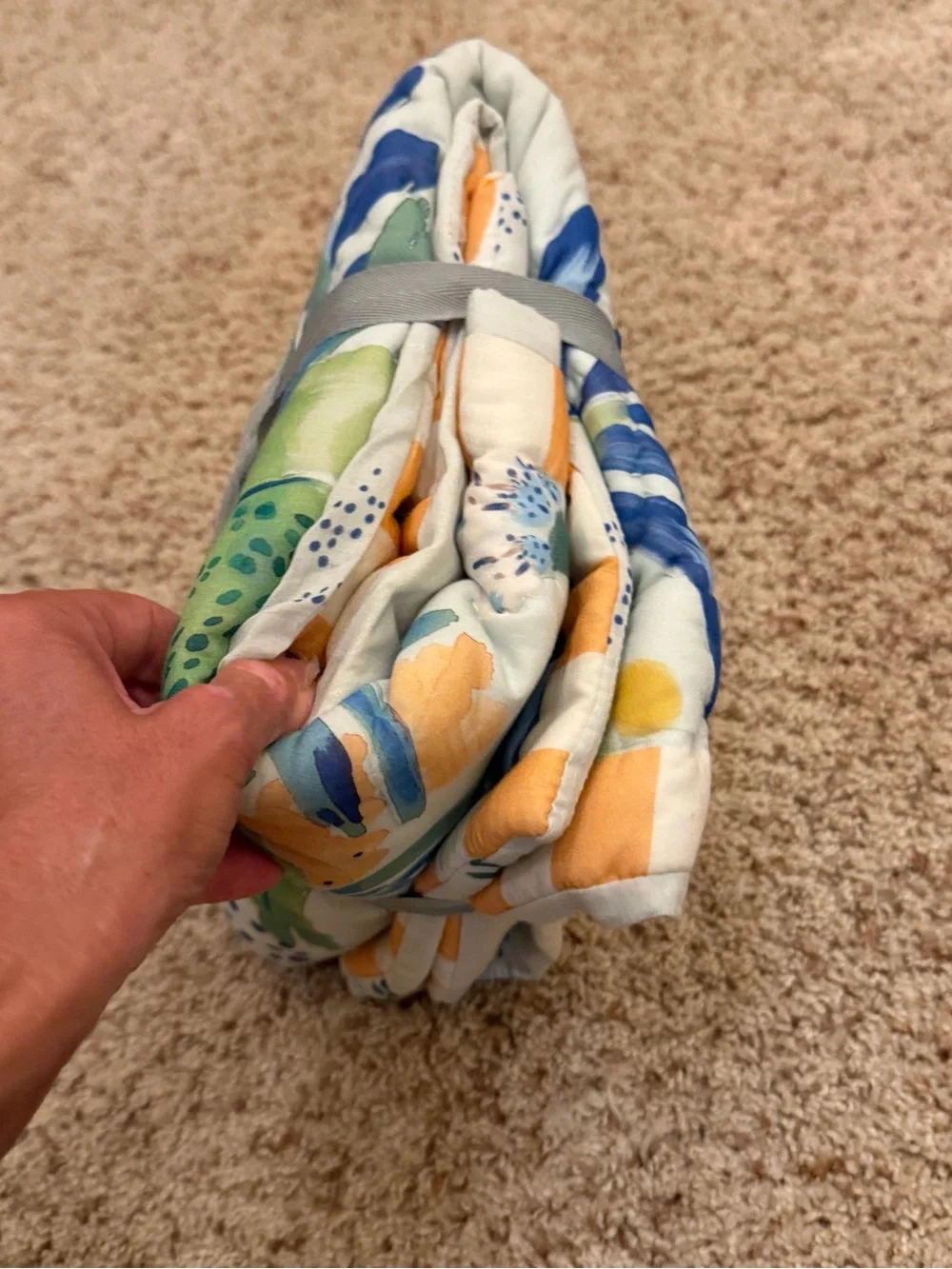NWT new Anthropologie Ellen merchant cotton voile euro pillow sham Floral Parrot